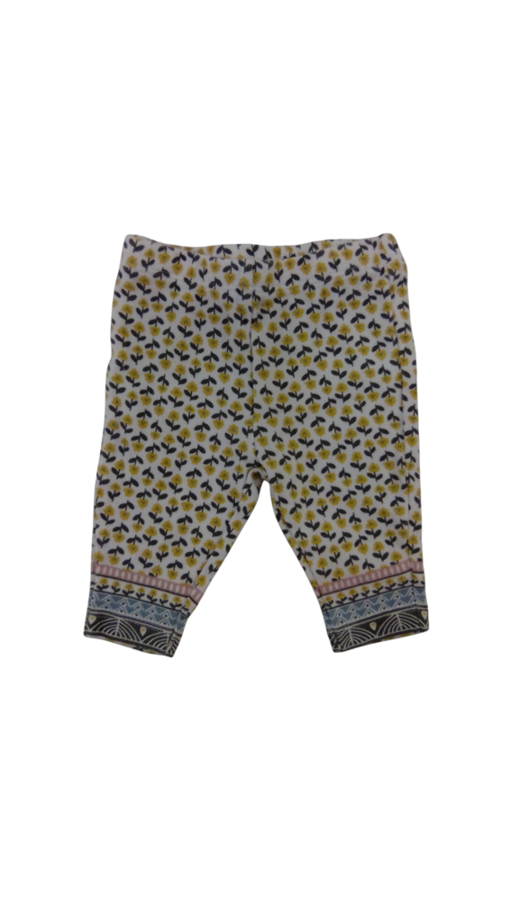 Pants: Yellow Flowers