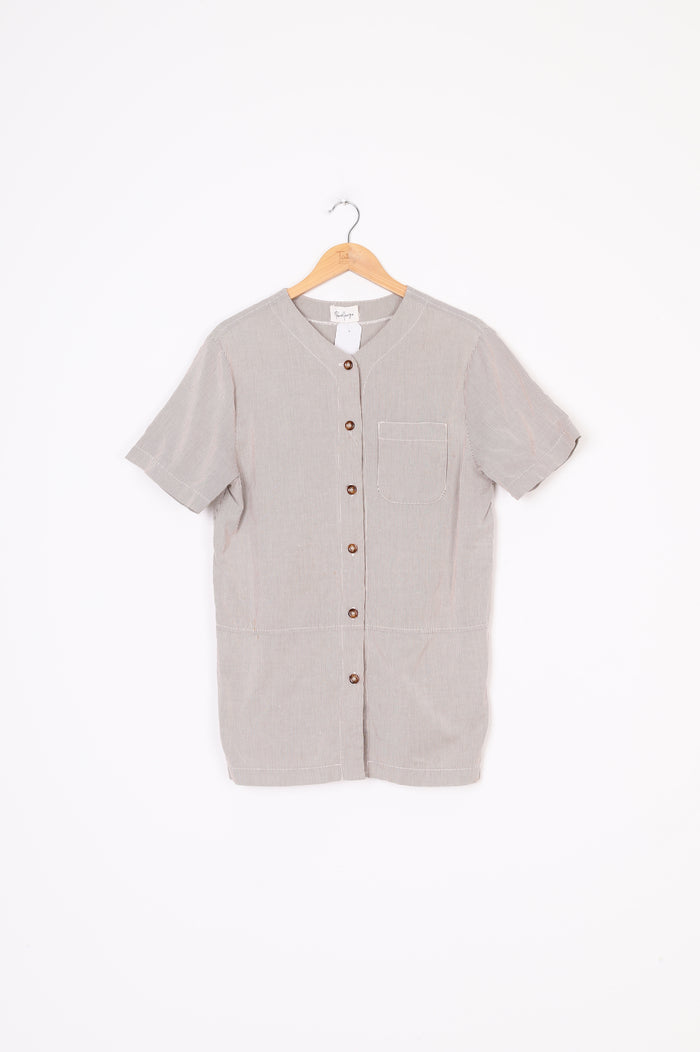 Paris Georgia Womens Beige Top Size M