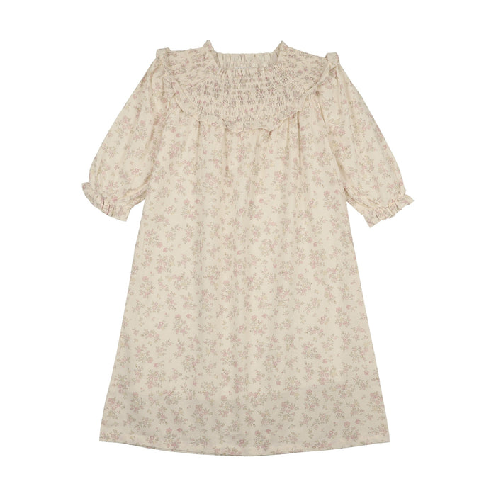 Pastel Garden 3/4 Sleeve Dress