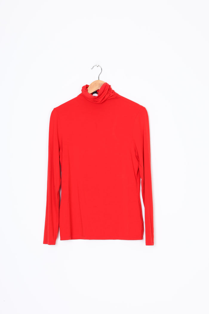Paula Ryan Womens Red Top Size L