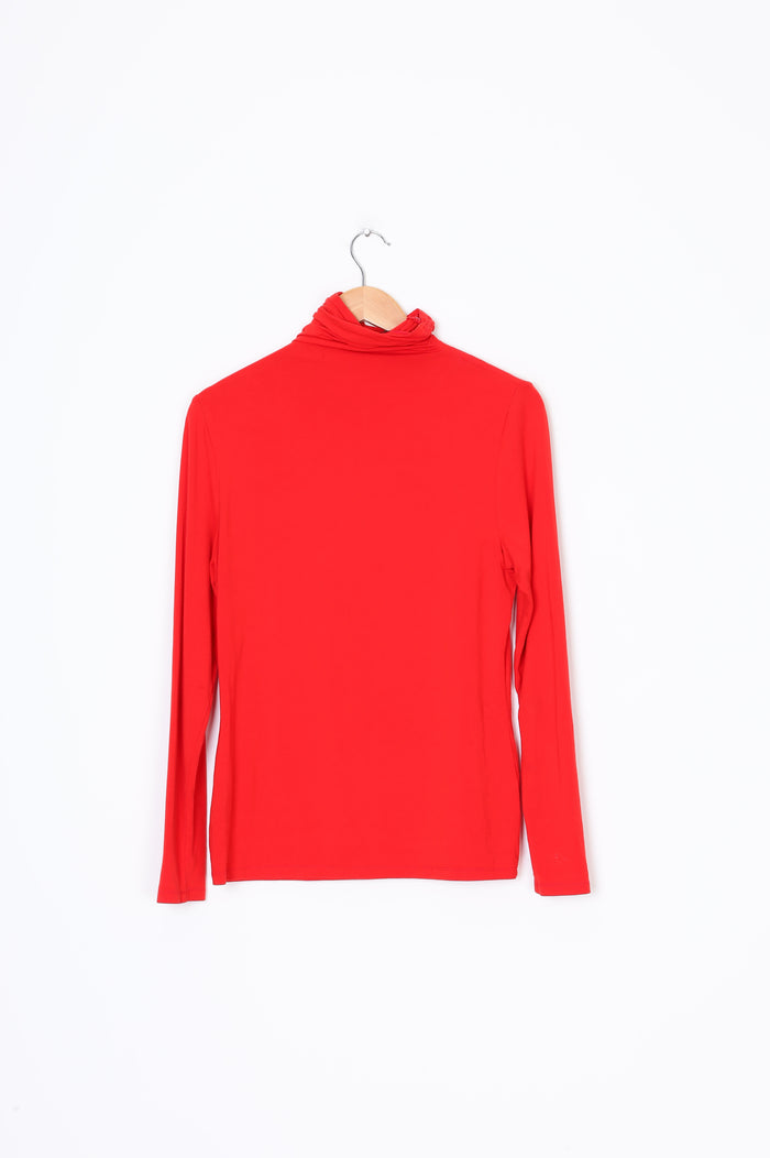 Paula Ryan Womens Red Top Size L