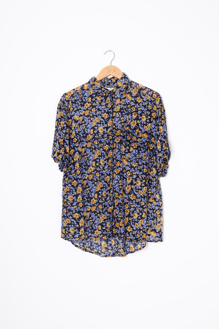 Paulls Womens Blue Shirt Size M