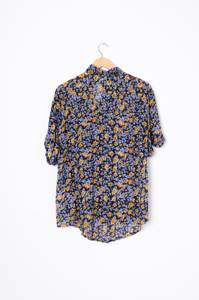 Paulls Womens Blue Shirt Size M