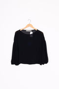 Penny Sage Womens Black Top Size 14