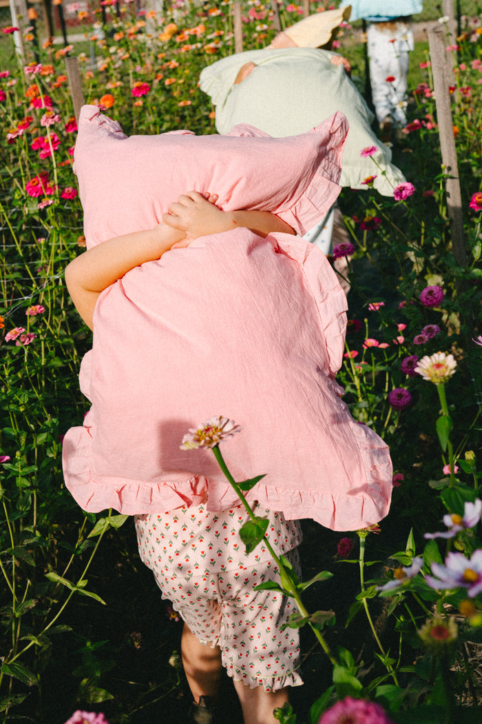 Peony Palette Reversible Pillowcase (Full Frill)
