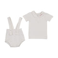 Petite Collar Top W/ Suspender Diaper Cover