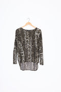 Philosophy Womens Grey Top Size 12