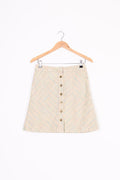 Pilcro and the Letterpress Womens Yellow Skirt Size S