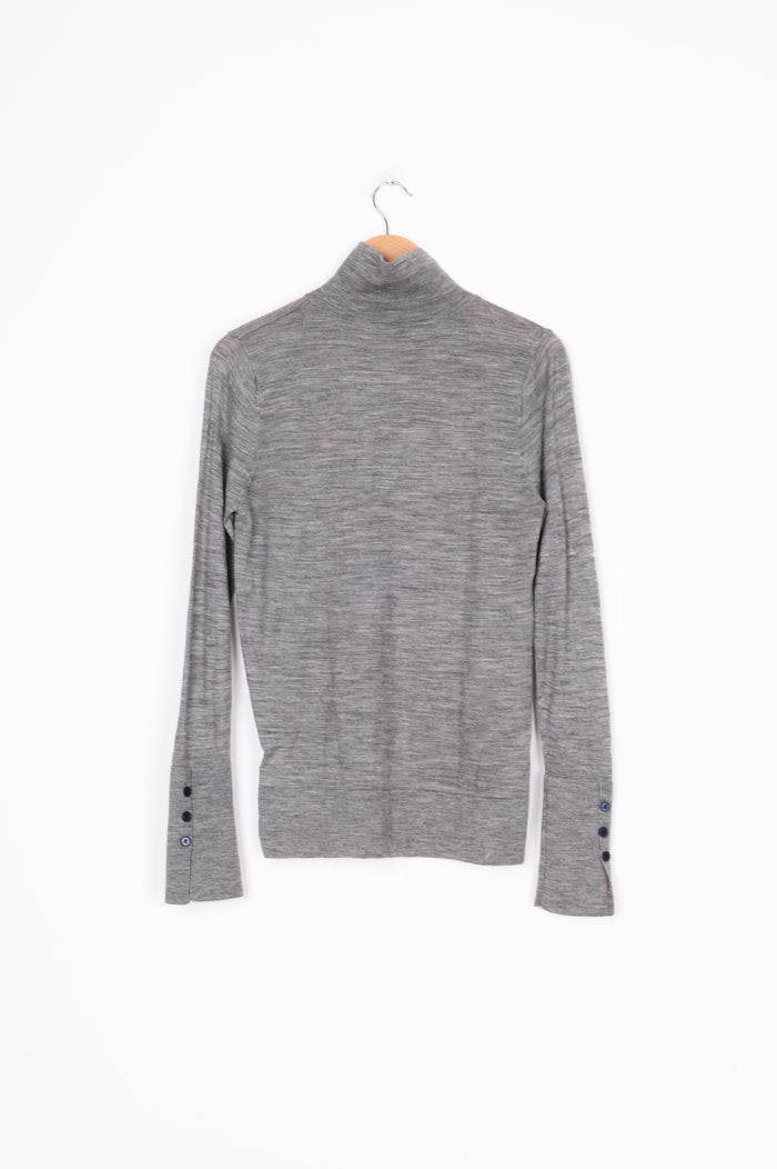 PLAY Comme Des Garcons Womens Grey Top Size M