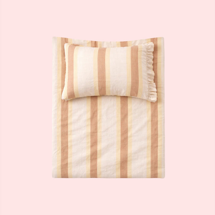 Play Stripe Frill Pillowcase