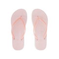 Playa Dolly beach flip flop waterproof sandal with toe pillow, arch support and toe post anchor in pink.