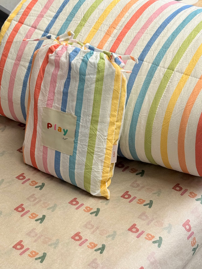 Playground Stripe Duvet Cover Set
