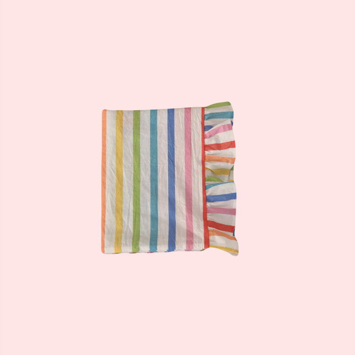 Playground Stripe Frill Pillowcase