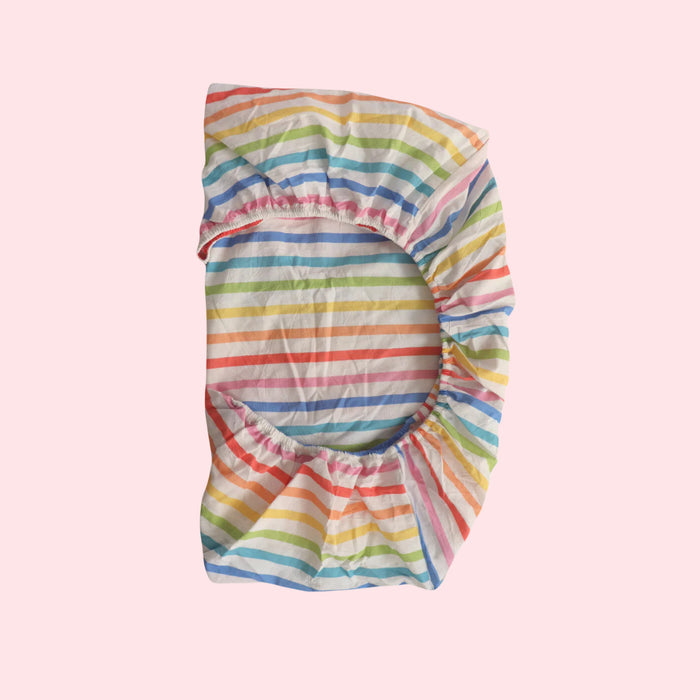 Playground Stripe Frill Sheet Set