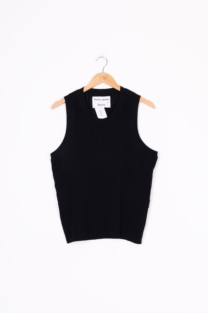 Porter James Sports Mens Black Top Size S