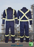 Portwest Bizflame Navy 88/12 Iona 7oz Men's FR Coverall FR511NA