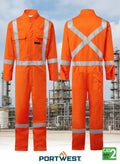 Portwest Bizflame Orange 88/12 Iona 7oz Men's FR Coverall FR510OR