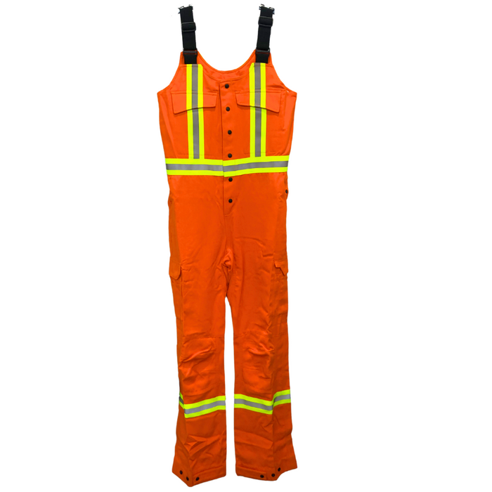 Premium Orange AR/FR Unlined Bib Overalls