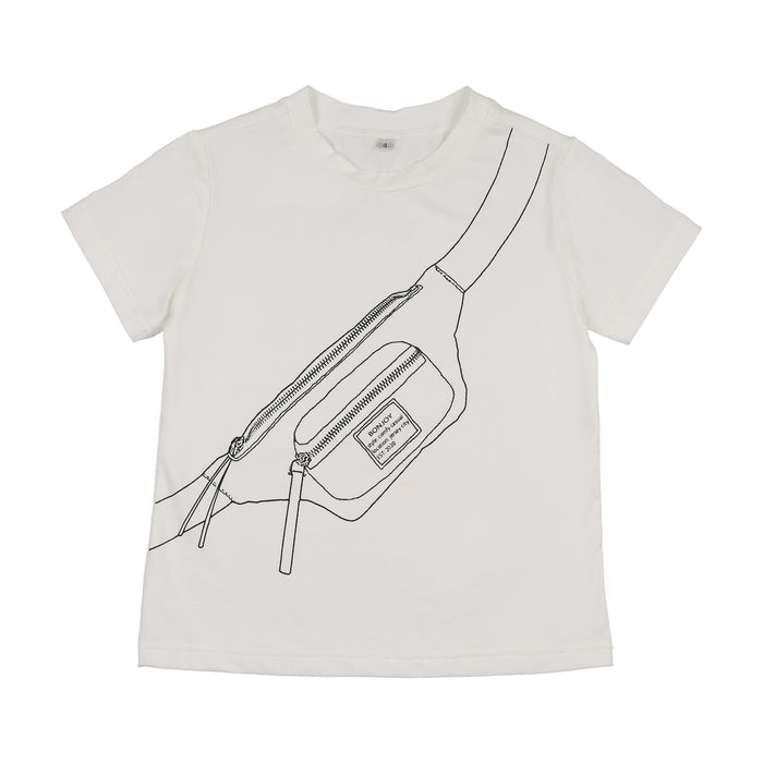 Printed Fanny Pack Cotton T-Shirt - Boy