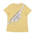 Printed Fanny Pack Short Sleeve Cotton T-Shirt - Girl