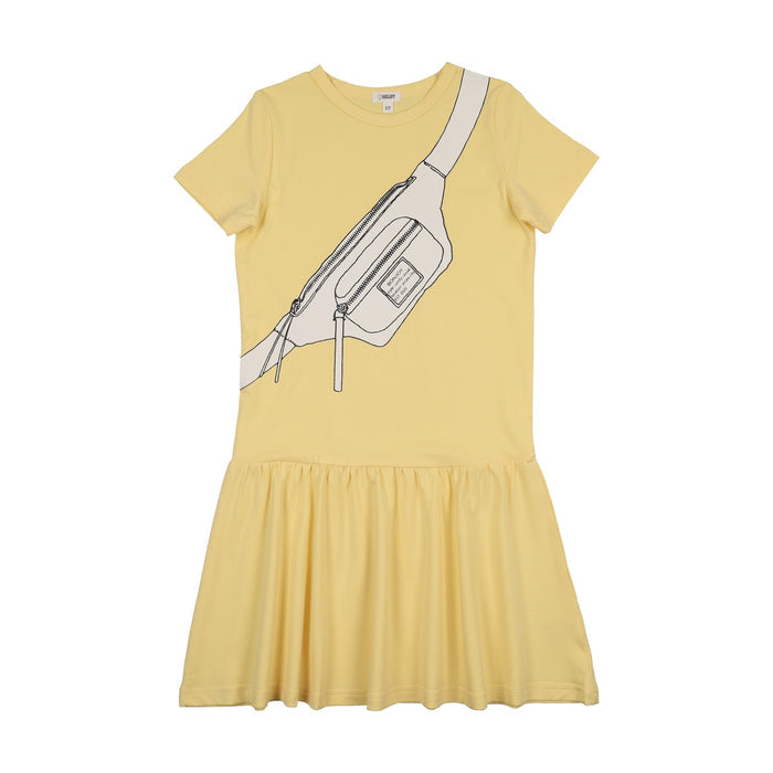 Printed Fanny Pack Short Sleeve Dress