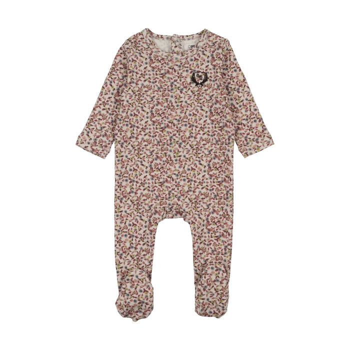 Printed Floral Footie