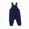 Printed Heart Denim Overalls