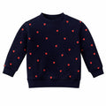 Printed Heart Sweatshirt - Girl