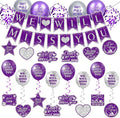 Purple Farewell Decorations