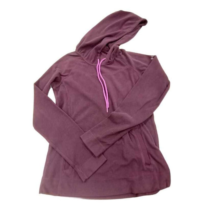 Purple Pullover Sweater Drawstring