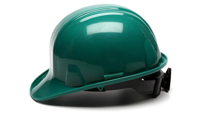 Pyramex Green SL Standard Hard Hat 4 Point HP14135