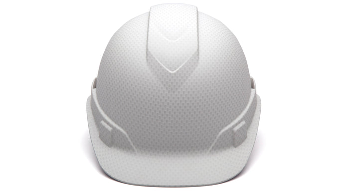 Pyramex Matte White Graphite Ridgeline Standard Hard Hat HP44116C