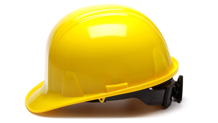 Pyramex Yellow SL Standard Hard Hat 4 Point HP14130