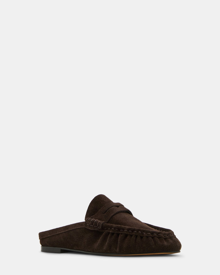 RAFE CHOCOLATE BROWN SUEDE