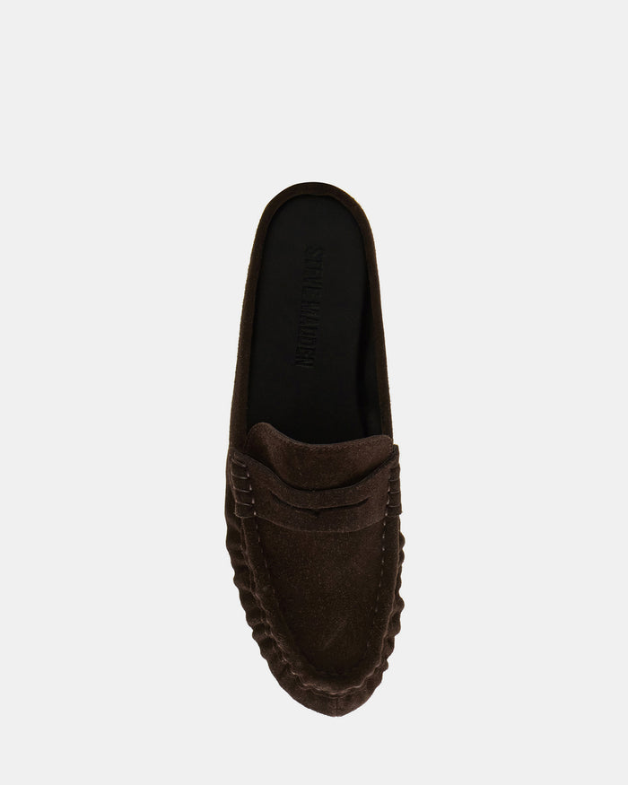 RAFE CHOCOLATE BROWN SUEDE