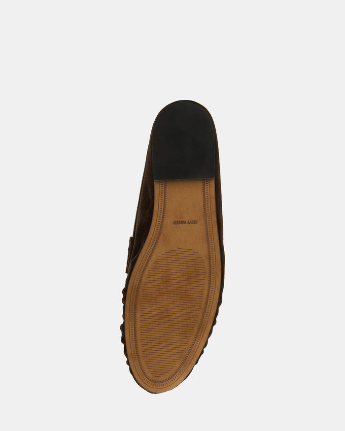 RAFE CHOCOLATE BROWN SUEDE