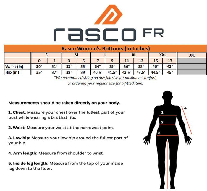 Rasco FR Women's Khaki Uniform Pant