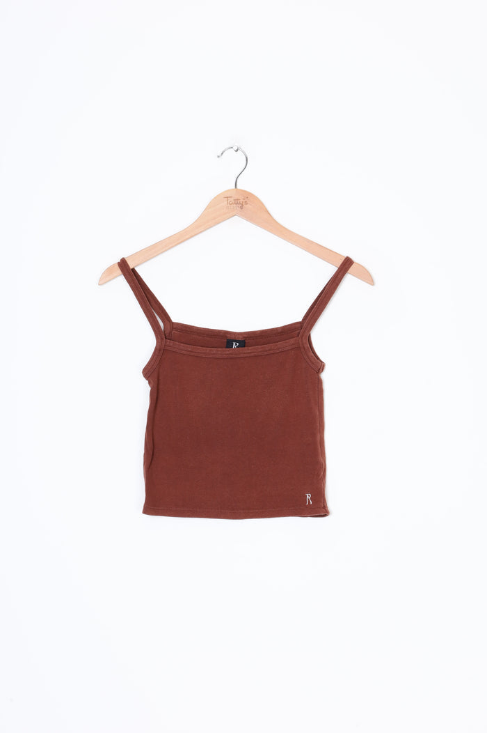 Realisation Womens Brown Top Size XS