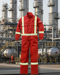 Red Premium FR 88/12 Coverall w/ 2" CSA Reflective Tape FR3305RD