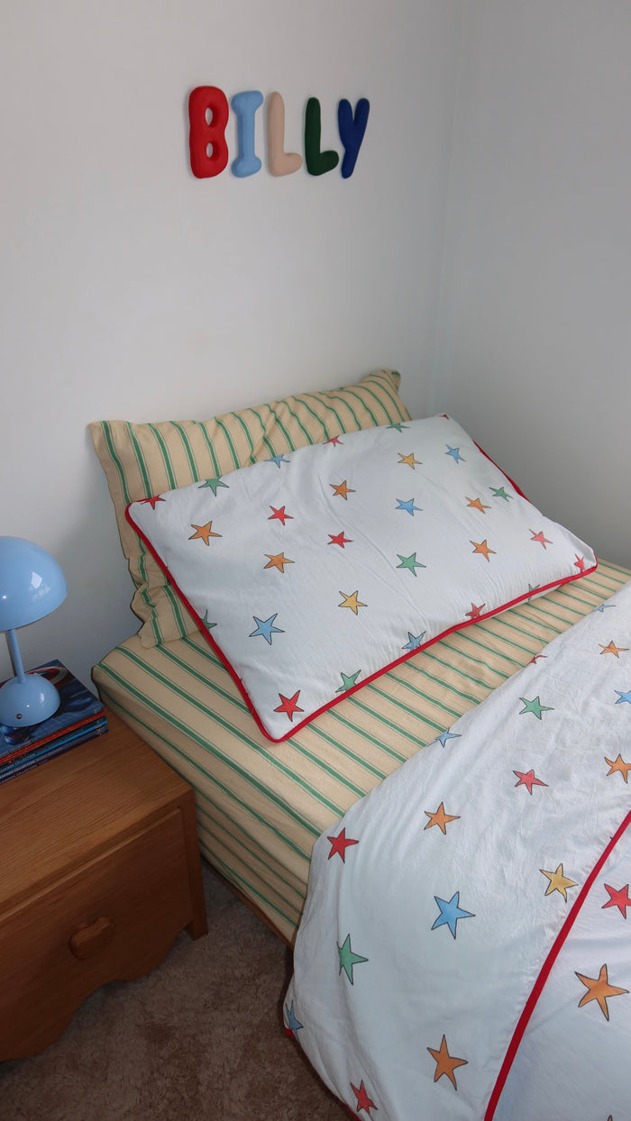 Retro Star Duvet Cover Set