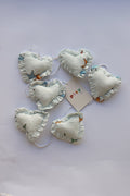 Retro Star Frill Heart Garland