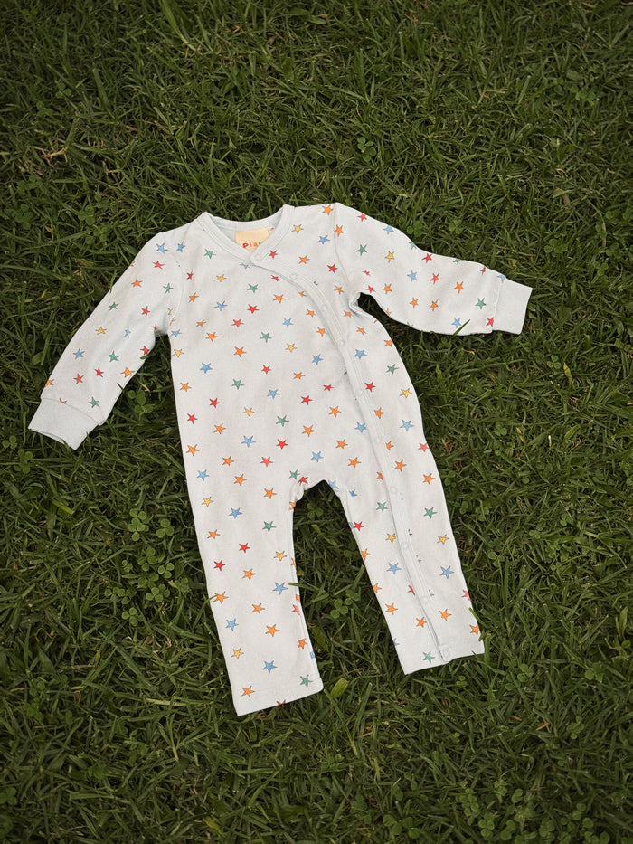 Retro Star Sleep Romper