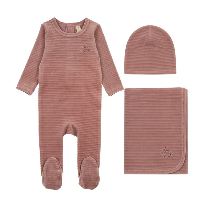 Ribbed Bon Voyage Layette Set