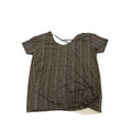 Ribbed Short Sleeve T Shirt