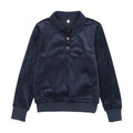 Ribbed Velour Polo