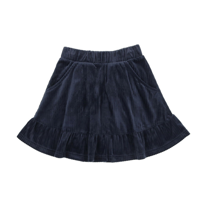 Ribbed Velour Skirt
