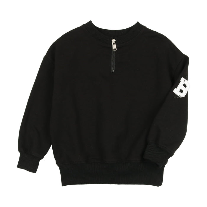 Ribbed Velour Sweatshirt Boys