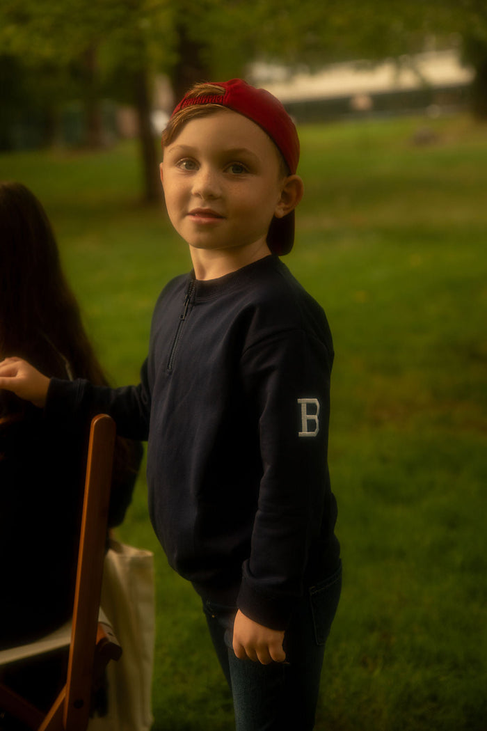 Ribbed Velour Sweatshirt Boys
