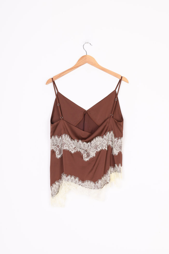 Rmn studios Womens Brown Top Size 12