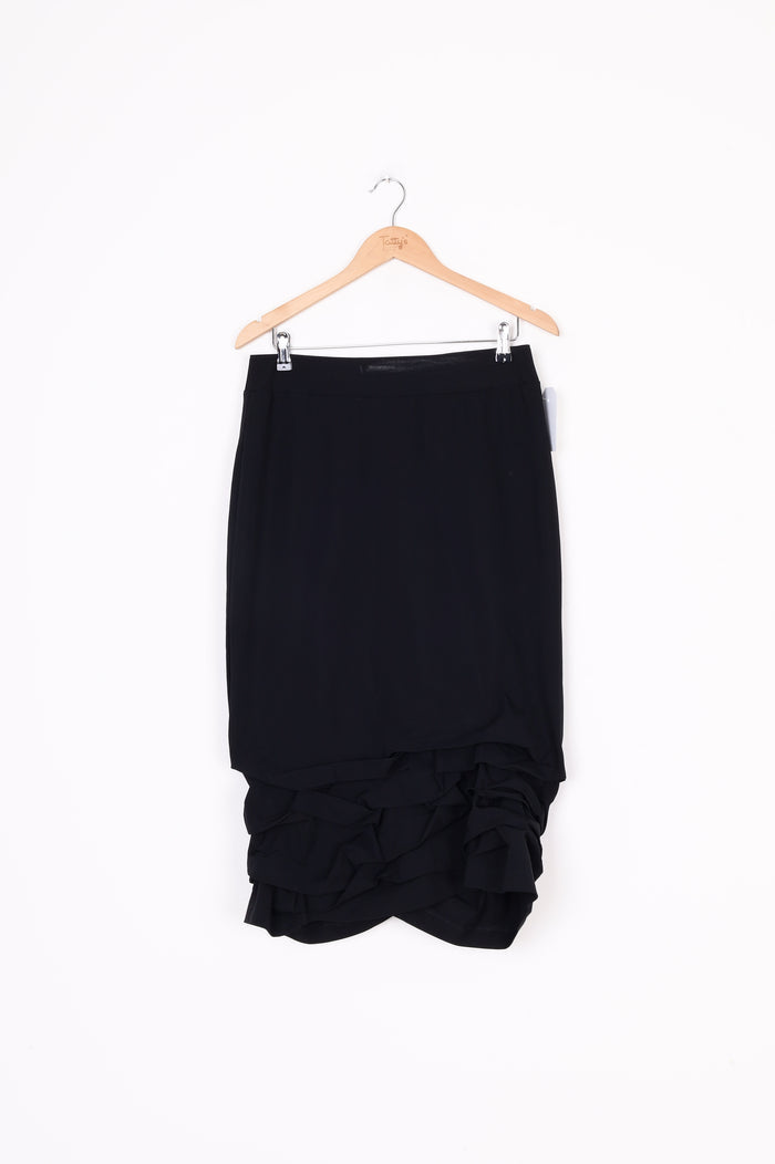 Rohmana Womens Black Skirt Size W 32